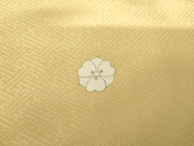 平和屋着物●豪華色留袖 駒刺繍 葡萄枝葉丸文 金彩 正絹 逸品 AABF5210cs