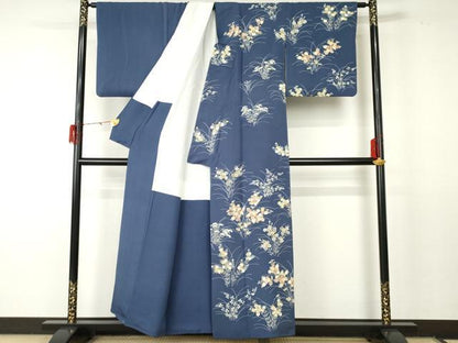 平和屋着物●訪問着 枝花文 金彩 正絹 逸品 AABF5216cs
