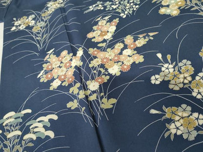 平和屋着物●訪問着 枝花文 金彩 正絹 逸品 AABF5216cs