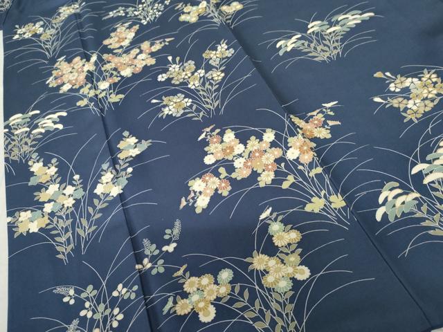 平和屋着物●訪問着 枝花文 金彩 正絹 逸品 AABF5216cs