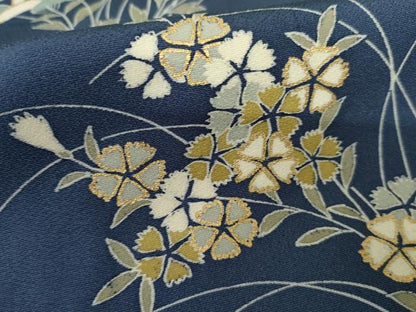 平和屋着物●訪問着 枝花文 金彩 正絹 逸品 AABF5216cs