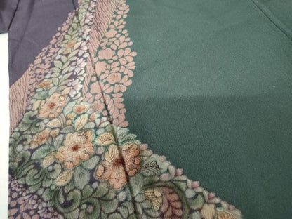 平和屋着物●訪問着 辻が花 正絹 逸品 AABF5223cs