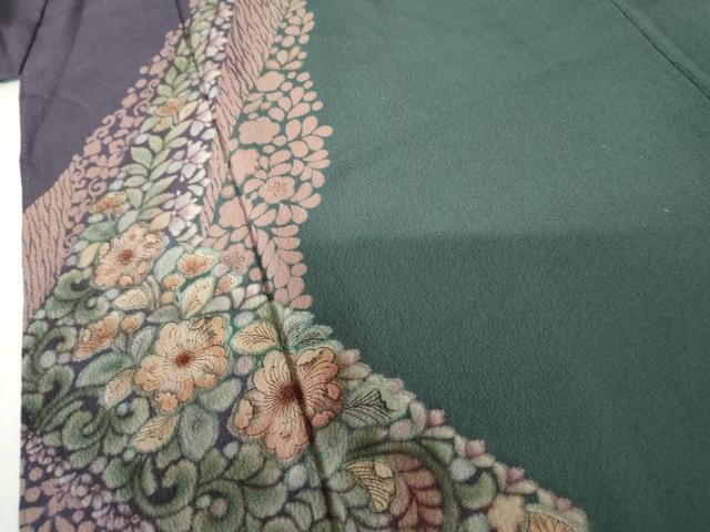 平和屋着物●訪問着 辻が花 正絹 逸品 AABF5223cs
