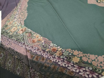 平和屋着物●訪問着 辻が花 正絹 逸品 AABF5223cs