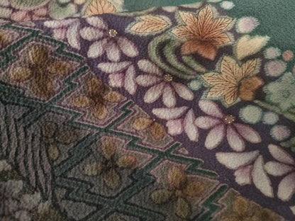 平和屋着物●訪問着 辻が花 正絹 逸品 AABF5223cs