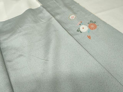 平和屋着物●訪問着 地紙吉祥花文 暈し染め 金彩 正絹 逸品 未使用 AABF5224cs