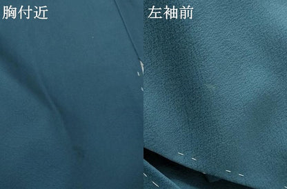 平和屋着物●上質な色無地 花浅葱色 正絹 逸品 未使用 AABF5229cs