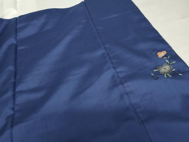 平和屋着物●訪問着 紬地 絞り 舞蝶文 正絹 逸品 未使用 AABF5258cs