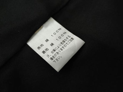 平和屋着物●伝統工芸師 服部光擴 江戸小紋 流水吉祥文 黒地 正絹 逸品 AABF5265cs
