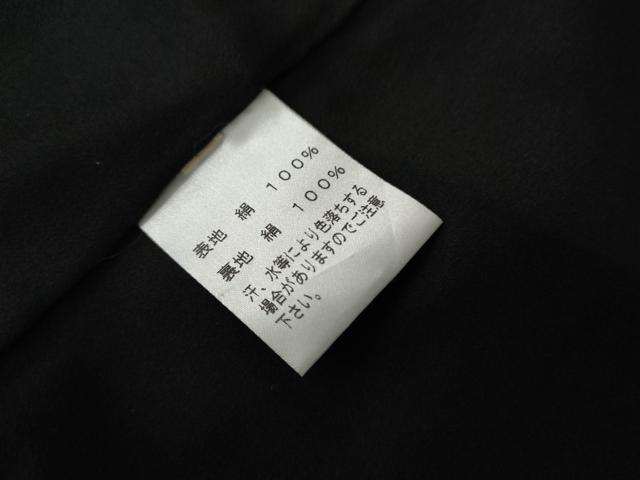 平和屋着物●伝統工芸師 服部光擴 江戸小紋 流水吉祥文 黒地 正絹 逸品 AABF5265cs