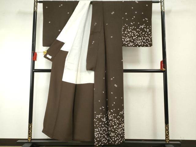 平和屋着物●訪問着 刺繍 舞花文 やまと金ラベル 正絹 逸品 AABF5272cs