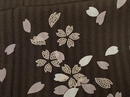 平和屋着物●訪問着 刺繍 舞花文 やまと金ラベル 正絹 逸品 AABF5272cs