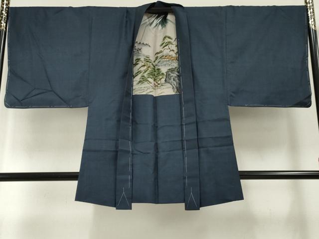平和屋着物●男性 本場大島紬 アンサンブル 100亀甲 総詰め 正絹 逸品 未使用 AABF5279cs