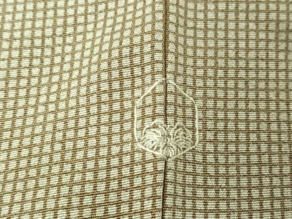 平和屋着物▽江戸小紋 単衣 角通し 正絹 逸品 AABF5284jh