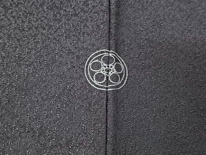 平和屋着物▽訪問着 単衣 陶器花蝶文 暈し染め 金銀彩 正絹 逸品 AABF5292jh