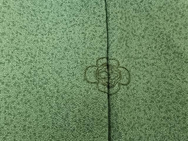 平和屋着物▽訪問着　単衣　刺繍　雪輪流水花文　暈し染め　金銀彩　正絹　逸品　AABF5298jh