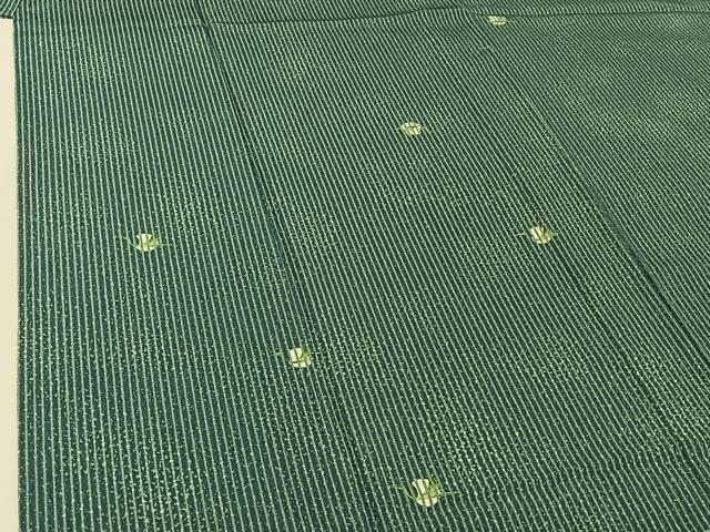 平和屋着物▽上質な小紋 単衣 幾何学間道 正絹 逸品 AABF5311jh