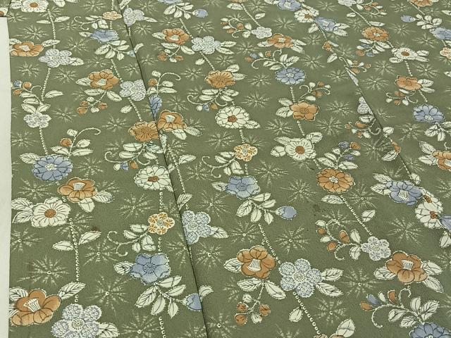 平和屋着物▽小紋 単衣 辻が花 洗える着物 AABF5313jh