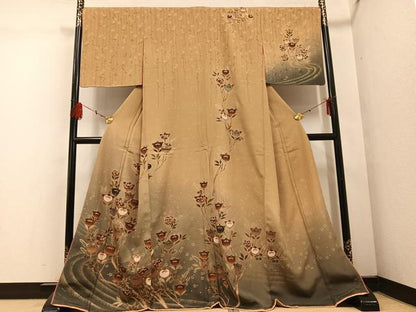 平和屋着物●訪問着　橘　暈し染め　金彩　やまと誂製　正絹　逸品　未使用　AABF5322ph