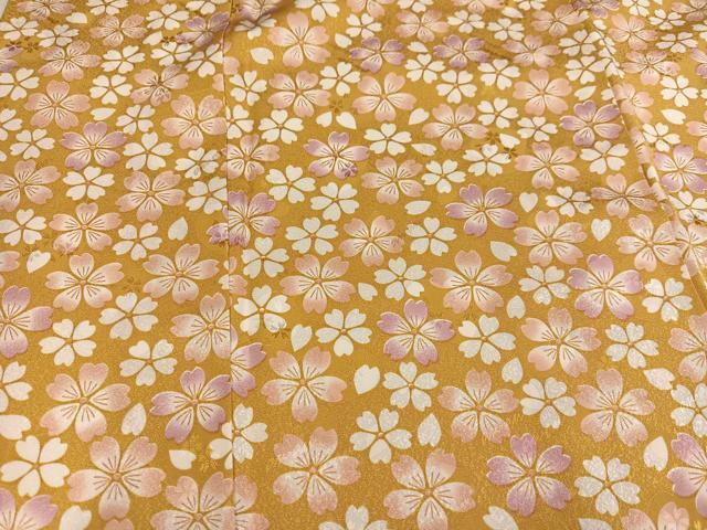 平和屋着物●豪華振袖 桜文 正絹 逸品 AABF5328ph
