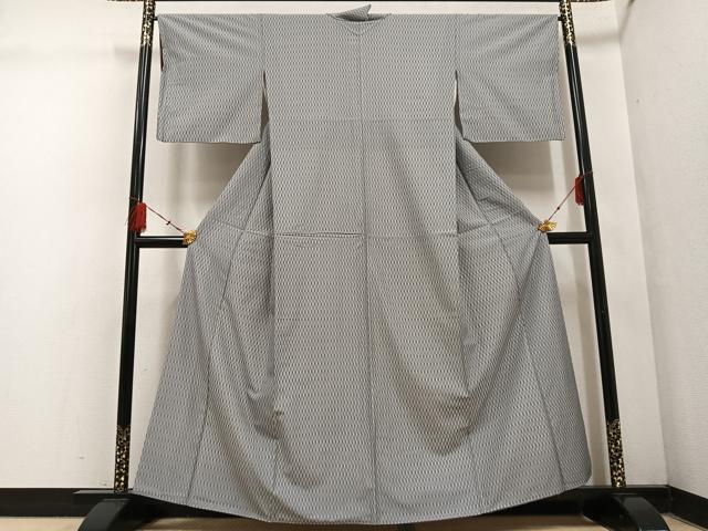 平和屋着物●上質な紬 間道 正絹 逸品 AABF5330ph