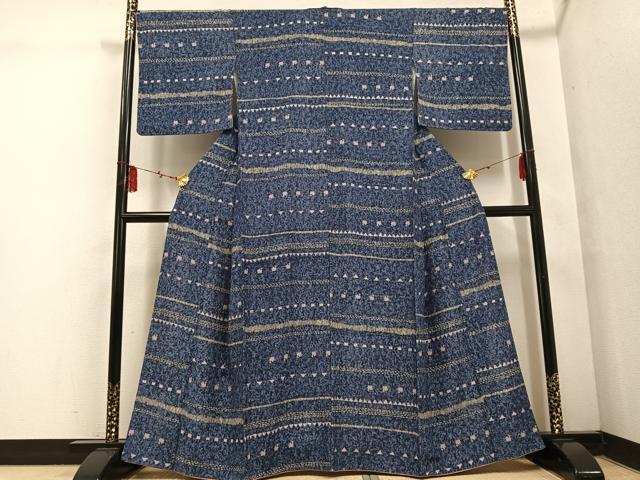 平和屋着物●上質な小紋 有栖川文様 正絹 逸品 AABF5342ph