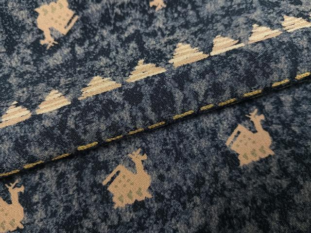 平和屋着物●上質な小紋 有栖川文様 正絹 逸品 AABF5342ph