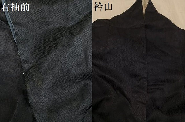 平和屋着物●訪問着 絞り 刺繍 流水草花文 金彩 正絹 逸品 AABF5343ph