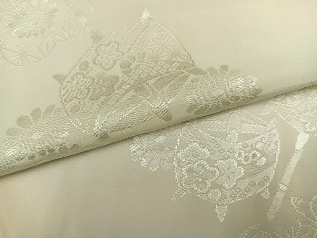平和屋着物●長襦袢 袷 糸巻花地紋 暈し染め やまと誂製 正絹 逸品 AABF5346ph