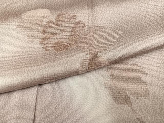 平和屋着物●訪問着 作家物 輪奈ビロード 草花文 暈し染め 正絹 逸品 AABF5356ph