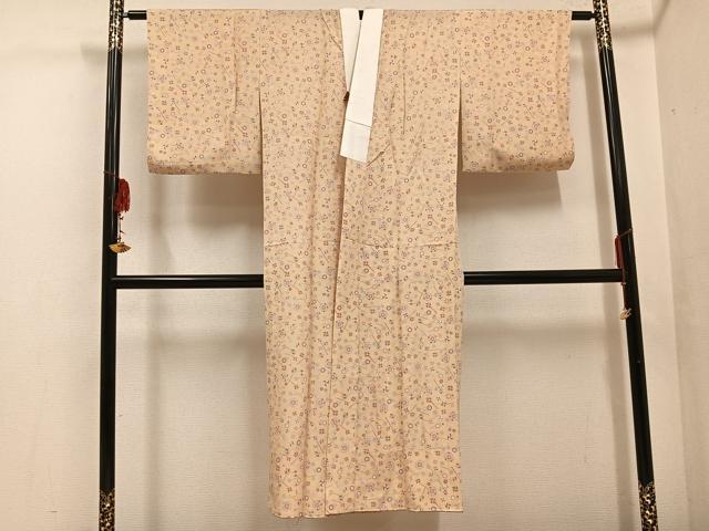 平和屋着物●長襦袢 無双仕立て 風車文 正絹 逸品 AABF5368ph