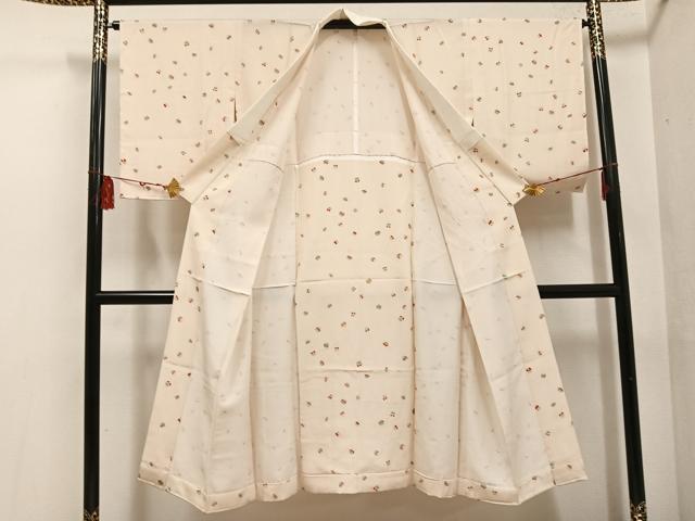 平和屋着物●長襦袢 無双仕立て 鈴 正絹 逸品 未使用 AABF5369ph