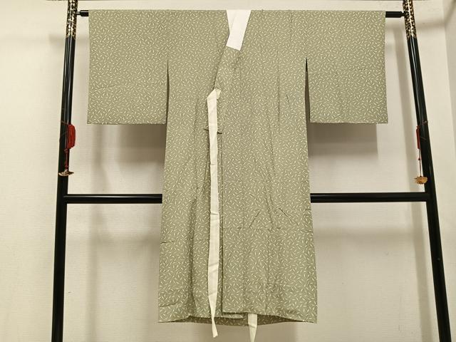 平和屋着物●長襦袢 無双仕立て 成り物 唐辛子 正絹 逸品 AABF5371ph