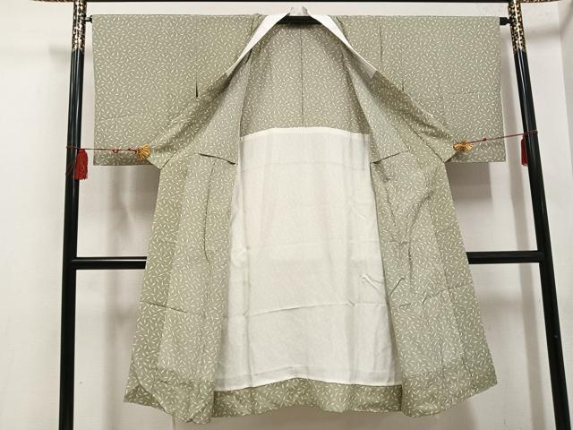 平和屋着物●長襦袢 無双仕立て 成り物 唐辛子 正絹 逸品 AABF5371ph