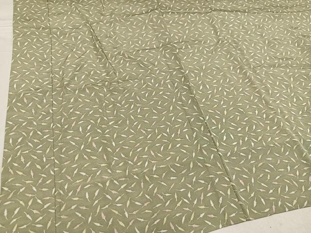 平和屋着物●長襦袢 無双仕立て 成り物 唐辛子 正絹 逸品 AABF5371ph