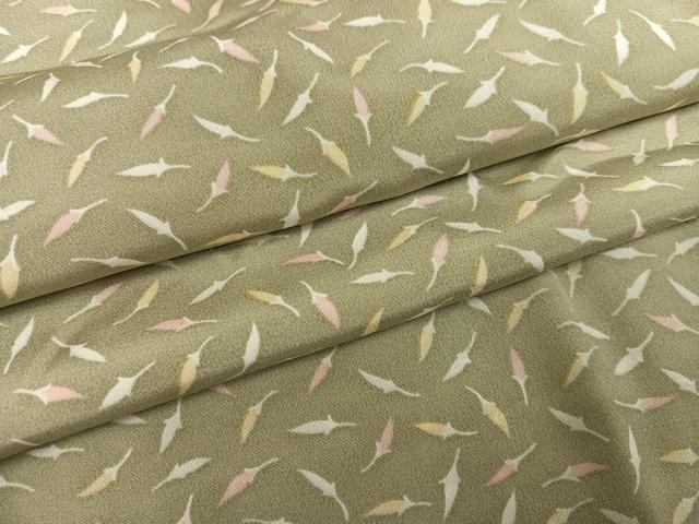 平和屋着物●長襦袢 無双仕立て 成り物 唐辛子 正絹 逸品 AABF5371ph