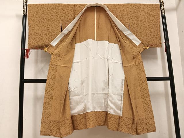 平和屋着物●長襦袢 無双仕立て 梅鉢 正絹 逸品 AABF5373ph