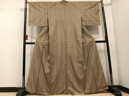平和屋着物●本場大島紬 100亀甲 間道 正絹 逸品 未使用 AABF5375ph