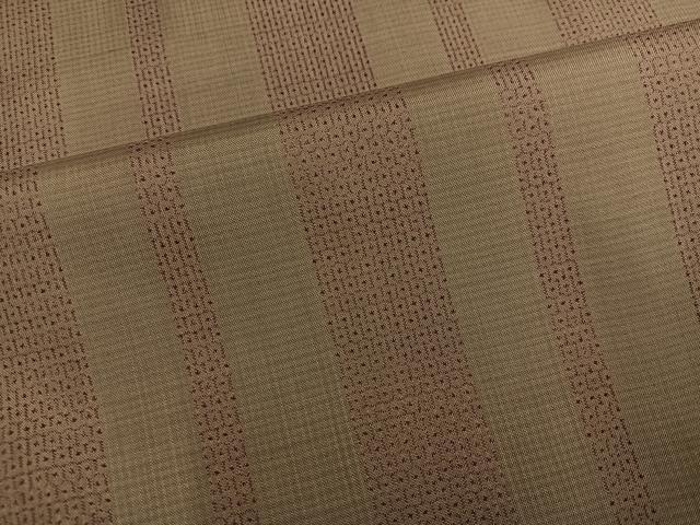 平和屋着物●本場大島紬 100亀甲 間道 正絹 逸品 未使用 AABF5375ph