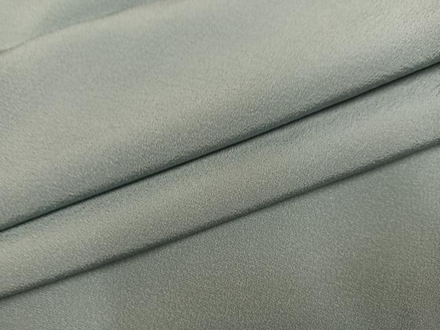 平和屋着物●上質な色無地 深川鼠色 正絹 逸品 AABF5378ph