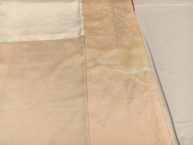 平和屋着物●訪問着 絞り 草花文 金彩 正絹 逸品 AABF5379ph