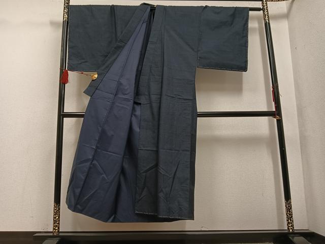 平和屋着物●男性 本場大島紬 アンサンブル 100亀甲 総詰め 正絹 逸品 未使用 AABF5381ph