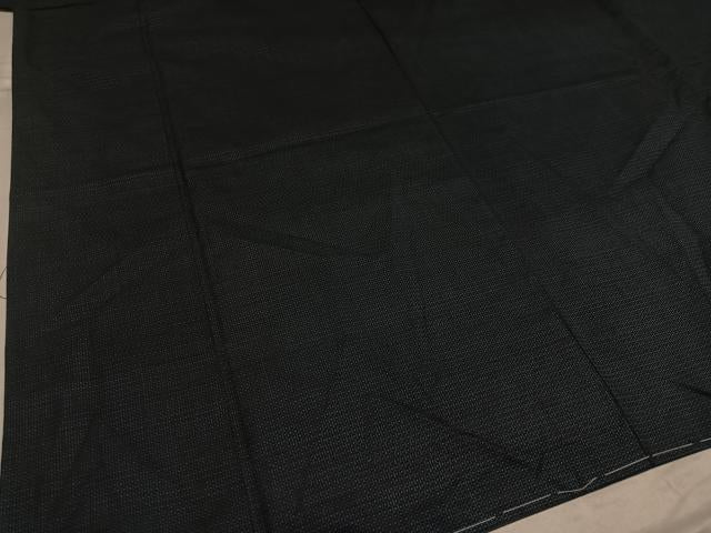 平和屋着物●男性 本場大島紬 アンサンブル 100亀甲 総詰め 正絹 逸品 未使用 AABF5381ph