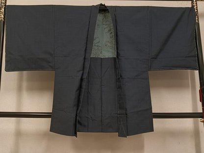 平和屋着物●男性 本場大島紬 アンサンブル 100亀甲 総詰め 正絹 逸品 未使用 AABF5381ph
