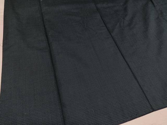 平和屋着物●男性 紬 アンサンブル 亀甲柄 正絹 逸品 AABF5382ph