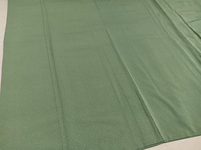 平和屋着物●本加賀友禅作家 鶴見保次 色無地 薄青色 正絹 逸品 AABF5396ph