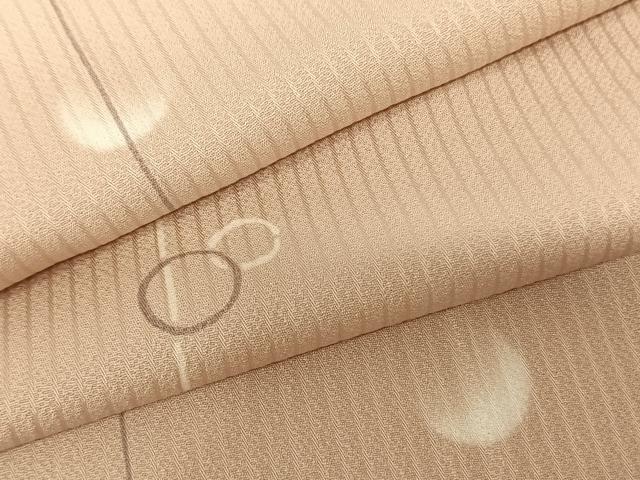 平和屋着物●上質な小紋 丸文 正絹 逸品 AABF5414fy