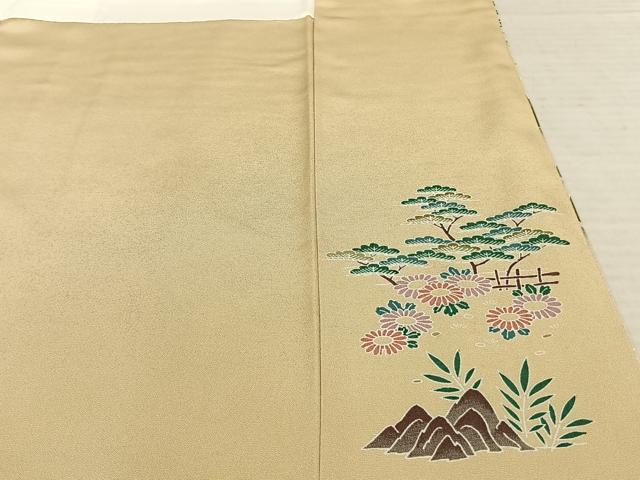 平和屋着物●訪問着 風景文 暈し染め 証紙付き 正絹 逸品 AABF5417fy