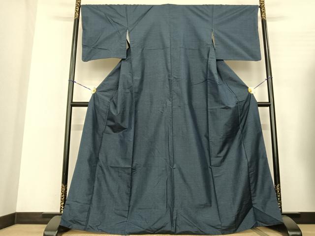 平和屋着物●本場大島紬 亀甲絣 正絹 逸品 AABF5422fy