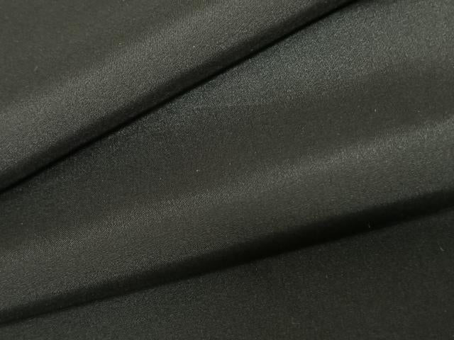 平和屋着物●男性 黒紋付 正絹 逸品 AABF5424fy
